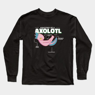 Anatomy of Axolotl Long Sleeve T-Shirt